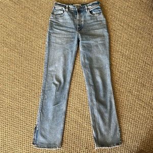 Abercrombie the 90s Straight Ultra High Rise